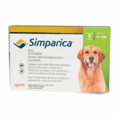 Simparica 80 мг. - дъвчащи таблетки за кучета с тегло 20 - 40 кг. / кутия 3 броя / /лекарства/